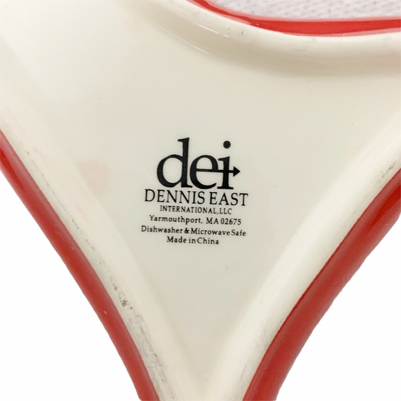 DEI Martini Hibiscus Chip & Dip Tray with Spreader - Picture 3 of 3